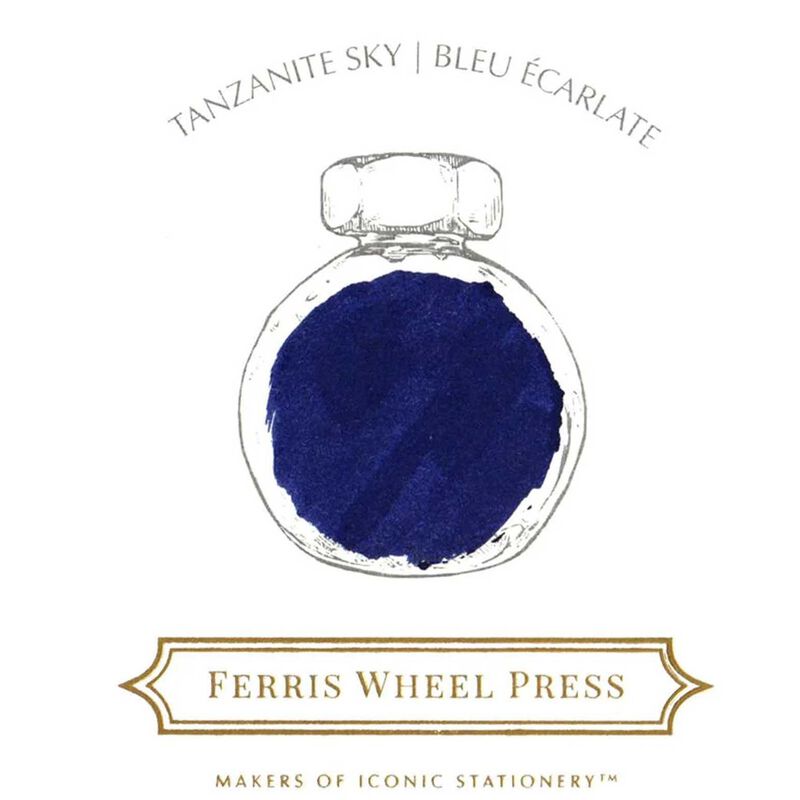 Ferris Wheel Press Fountain Pen Ink - Tanzanite Sky 38ml image number 1